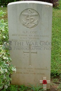 TRINCOMALEE WAR CEMETERY - COE, GEORGE FREDERICK